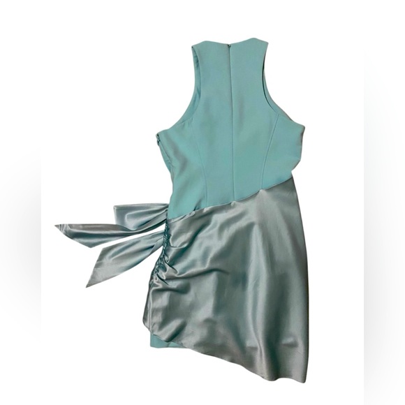 NWT Cinq a Sept Tiffany Blue Windsor Sash Tie Dress Dress Size 6 - Picture 5 of 5